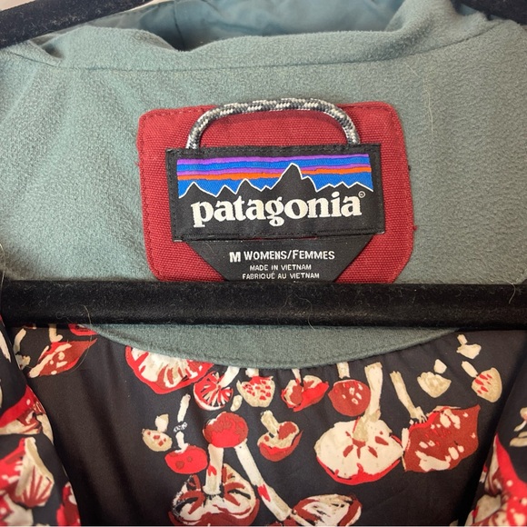 Patagonia W's Bivy Hooded Vest Drumfire Red Size M - Picture 4 of 4